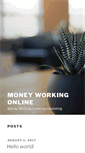 Mobile Screenshot of moneyworkingonline.com